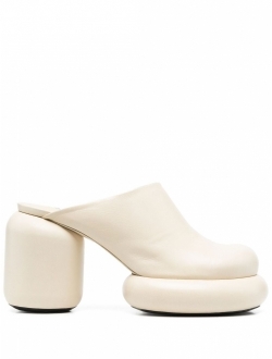 Jil Sander block-heel slip-on mules