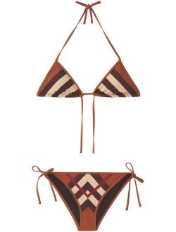 Chevron Check triangle bikini