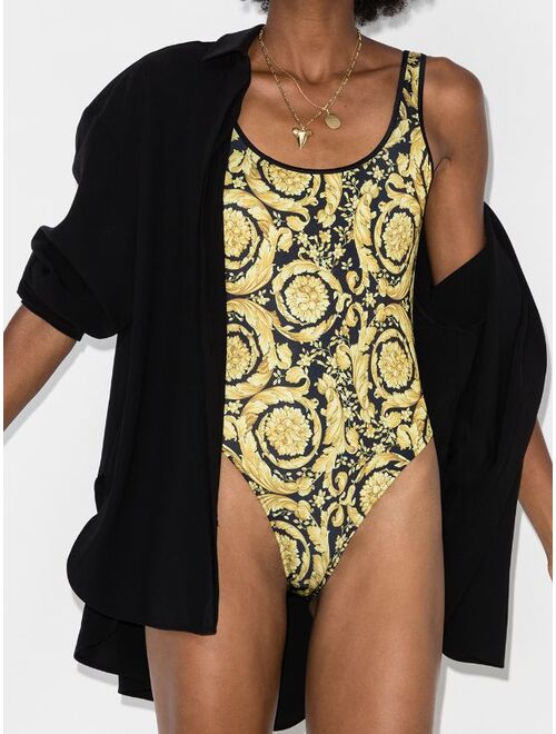 Versace baroque-print swimsuit