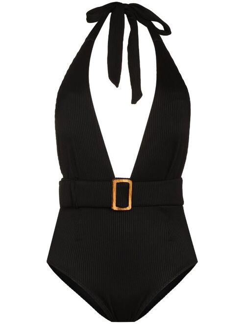 Alexandra Miro Eva halterneck swimsuit