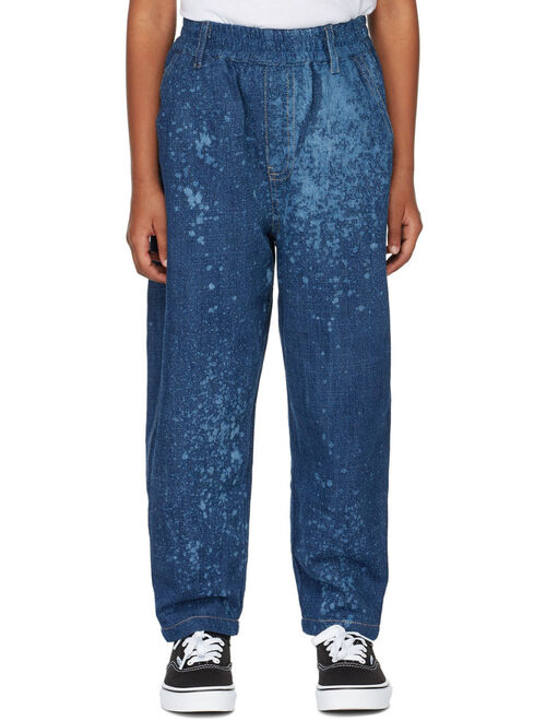 STRATEAS CARLUCCI KIDS SSENSE Exclusive Kids Blue Bleached Jeans