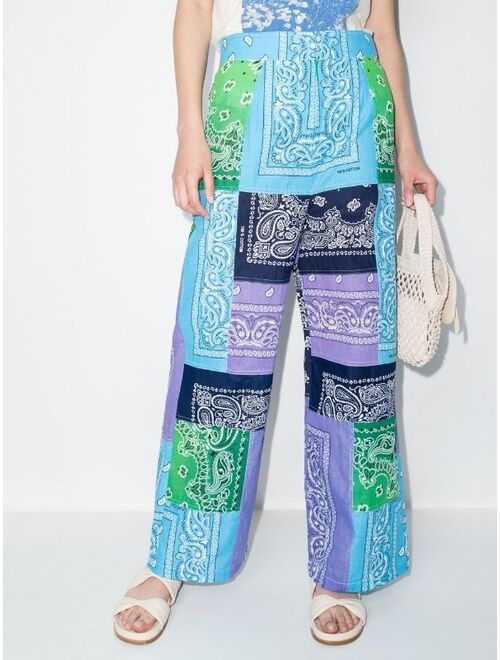 Arizona Love bandanaprint palazzo trousers