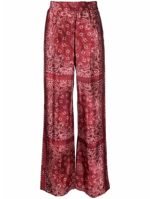 Golden Goose bandanaprint straight trousers