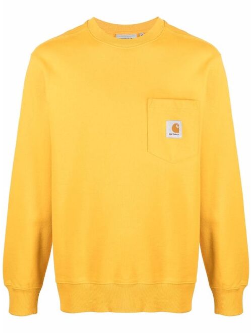 Carhartt WIP chest logo-patch jumper