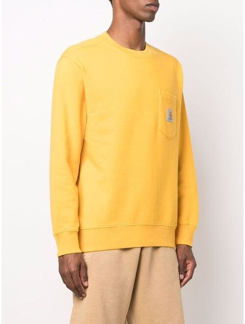 Carhartt WIP chest logo-patch jumper