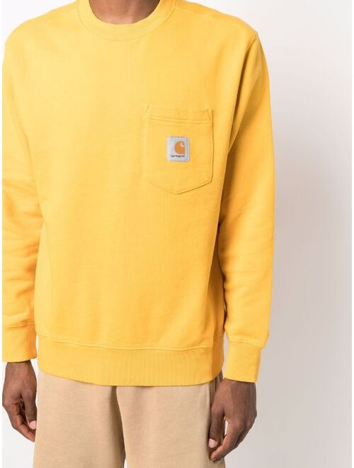 Carhartt WIP chest logo-patch jumper