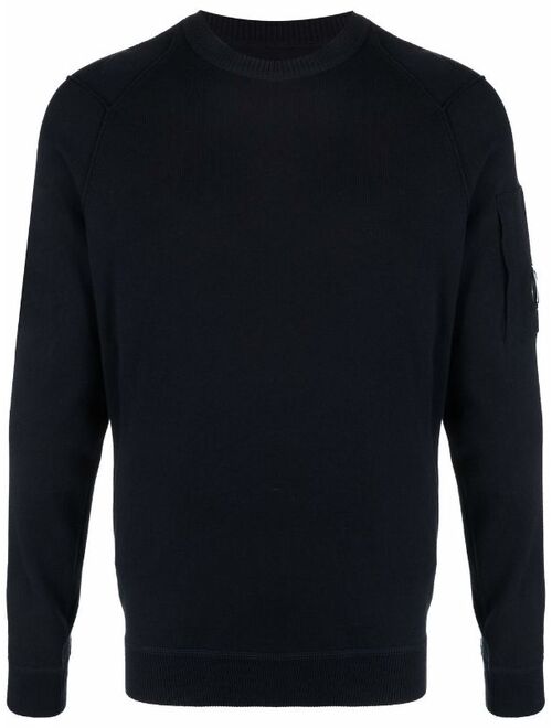 C.P. Company Lens-detailed cotton jumper