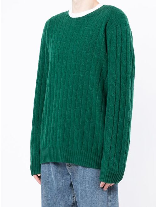 Polo Ralph Lauren cable-knit crew neck jumper