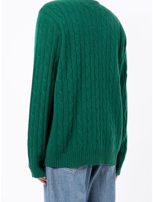 Polo Ralph Lauren cable-knit crew neck jumper