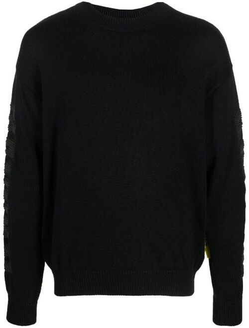 BARROW smiley-motif drop-shoulder jumper