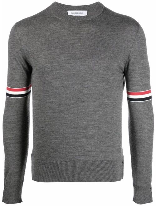 Thom Browne RWB-stripe jumper