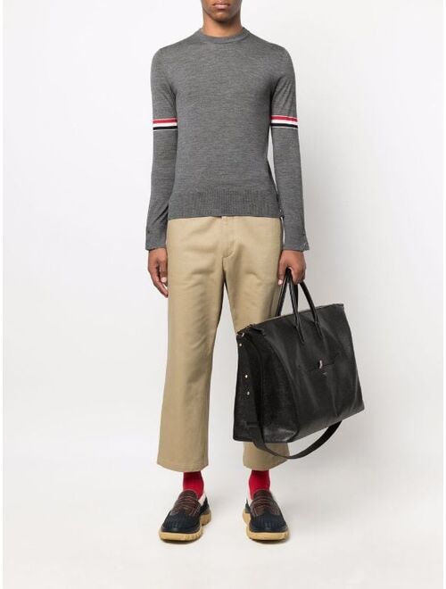 Thom Browne RWB-stripe jumper