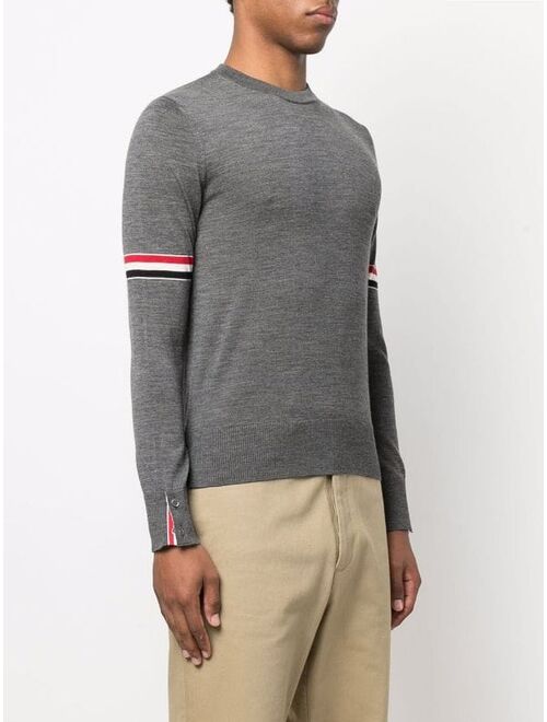 Thom Browne RWB-stripe jumper