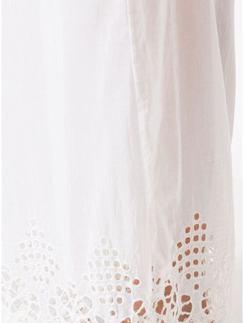 Amir Slama broderie-anglaise palazzo pants