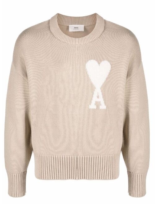 AMI Paris oversize Ami De Coeur jumper