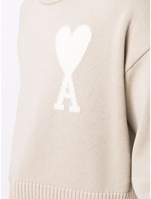 AMI Paris oversize Ami De Coeur jumper