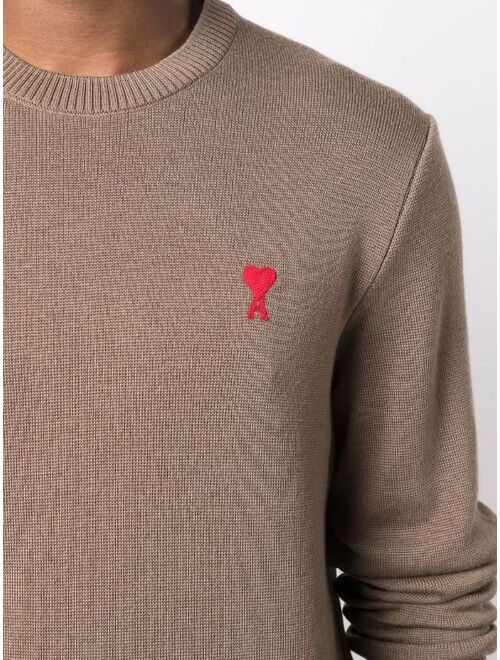 AMI Paris Ami de Coeur merino jumper