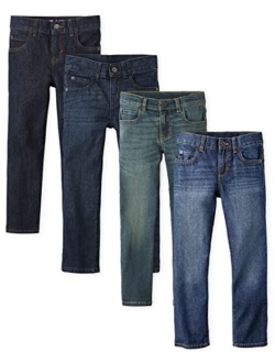 Boys' 2 Pack Basic Straight Leg Jeans