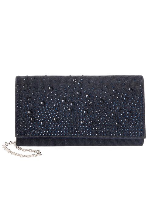 Gunne Sax by Jessica McClintock Chloe Rhinestone Evening Clutch