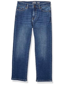 Kids Boys Stretch Straight-Fit Jeans