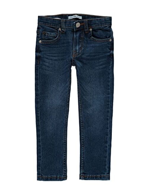 Calvin Klein Boys' Skinny Jeans, Super Soft Stretch Denim, 5 Pockets & Zipper Closure