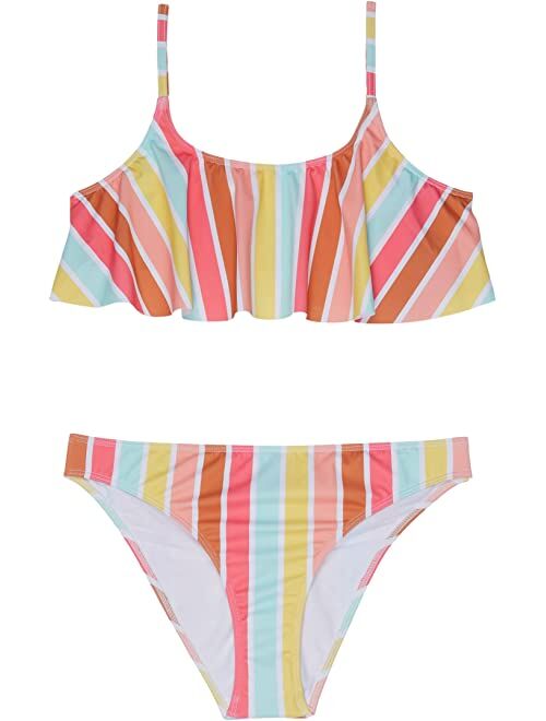 Roxy Kids Like US Flutter Swimsuit Set (Big Kids)