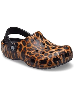 Classic Animal Print Girls' Clogs