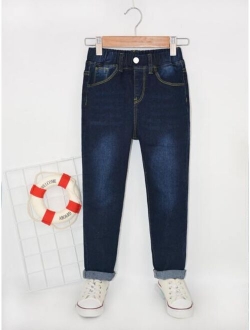 Toddler Boys Slant Pocket Carrot Jeans