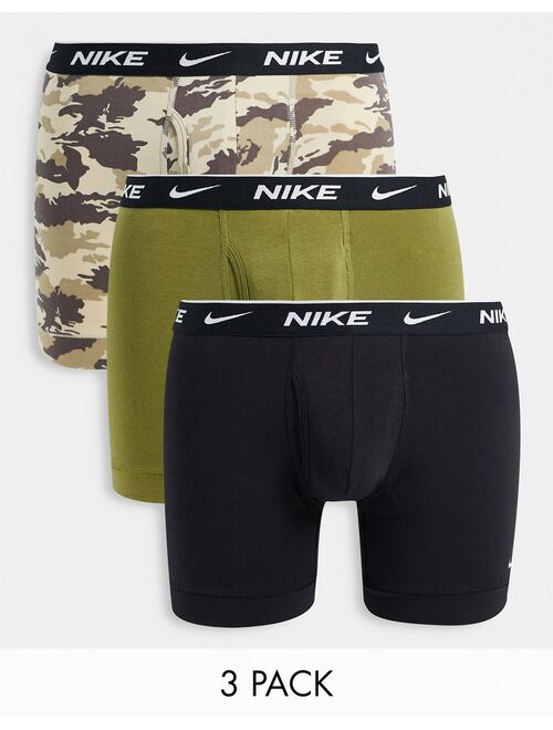 Buy Nike Dri Fit Essential Cotton Stretch 3 Pack Boxer Briefs With Fly In Multi Online Topofstyle