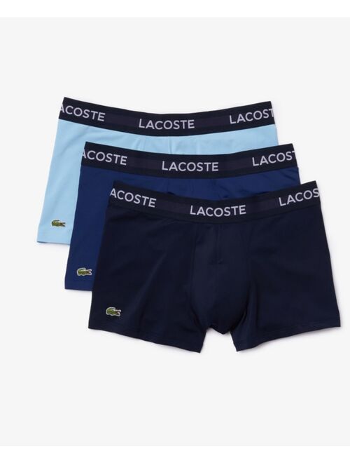 Lacoste Men's Big and Tall Microfiber Trunk Set, 3-Piece