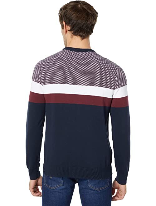 Original Penguin Cotton Tricolor Sweater