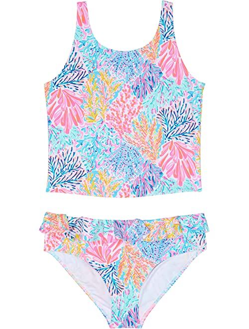 Lilly Pulitzer Kids Haley Tankini UPF 50+ (Toddler/Little Kids/Big Kids)