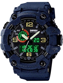 Gosasa Men's Watches Multi Function Military S-Shock Sports Watch LED Digital Waterproof Alarm Watches