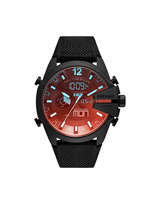 Diesel Men's Mega Chief Stainless Steel Analog-Digital Watch