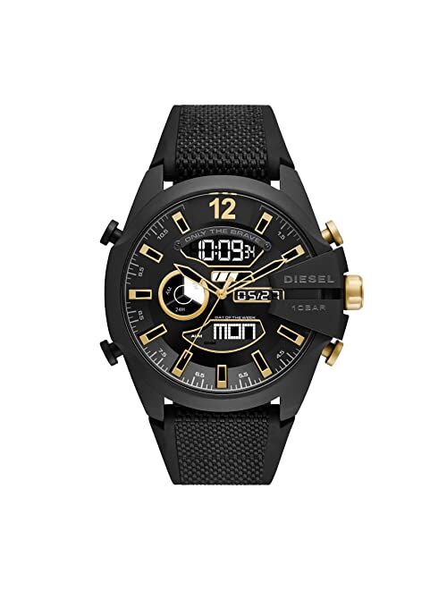 Diesel Men's Mega Chief Stainless Steel Analog-Digital Watch