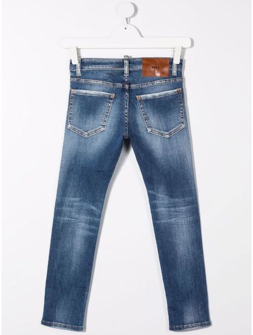 Dsquared2 Kids bleached skinny jeans