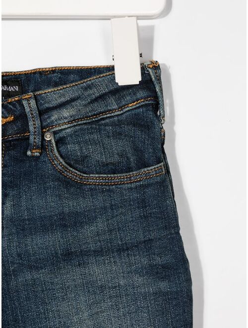 Emporio Armani Kids skinny-fit denim jeans