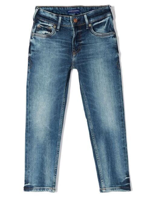 Scotch & Soda light-wash straight-leg jeans