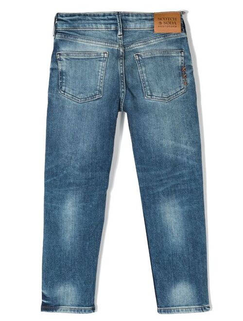 Scotch & Soda light-wash straight-leg jeans