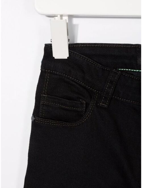 BOSS Kidswear mid-rise straight-leg jeans