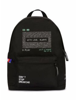 Kids screen-print backpack