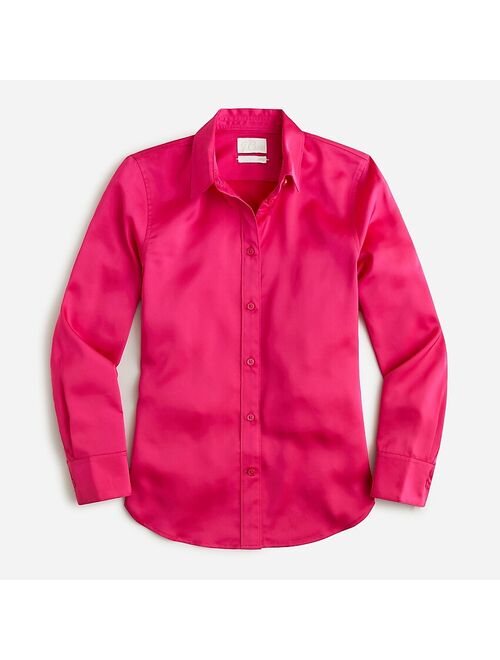 J.Crew Slim-fit drapey shirt