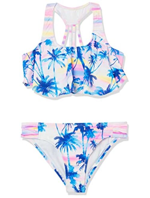 Hobie Kids Island Hopping Flounce Bralette and Hipster (Big Kids)