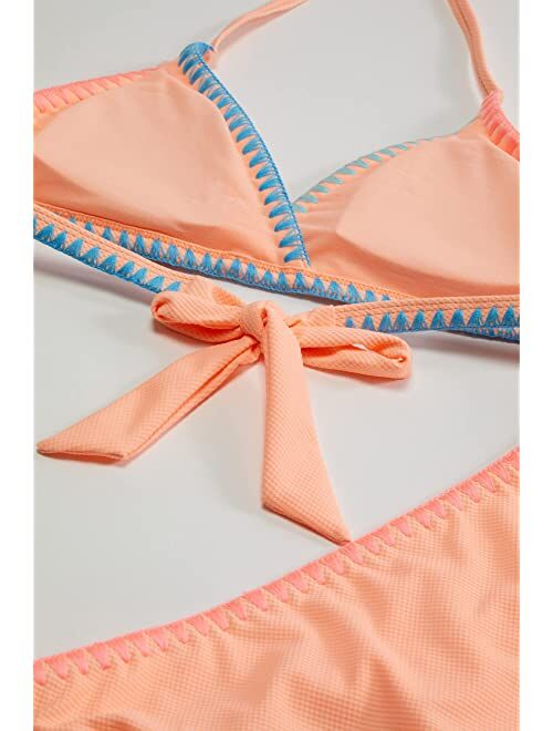 Hobie Kids Sandy Shells Triangle Bra and Hipster (Big Kids)