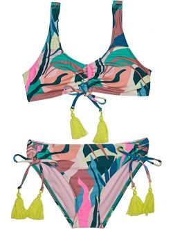 Beach Lingo Mod Squad Bralette Two-Piece Set (Big Kids)