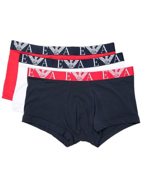 Emporio Armani logo-waistband boxer pants