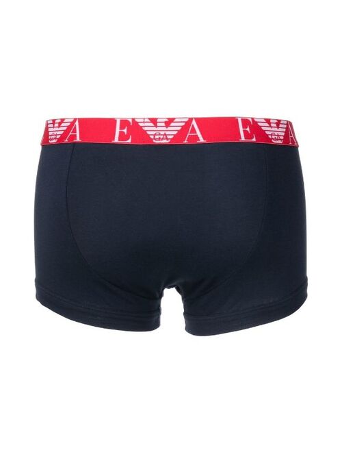 Emporio Armani logo-waistband boxer pants