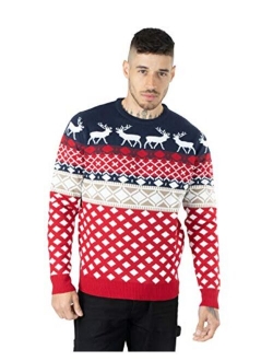 NOROZE Premium Mens Novelty Knitted Christmas Sweater Jumpers