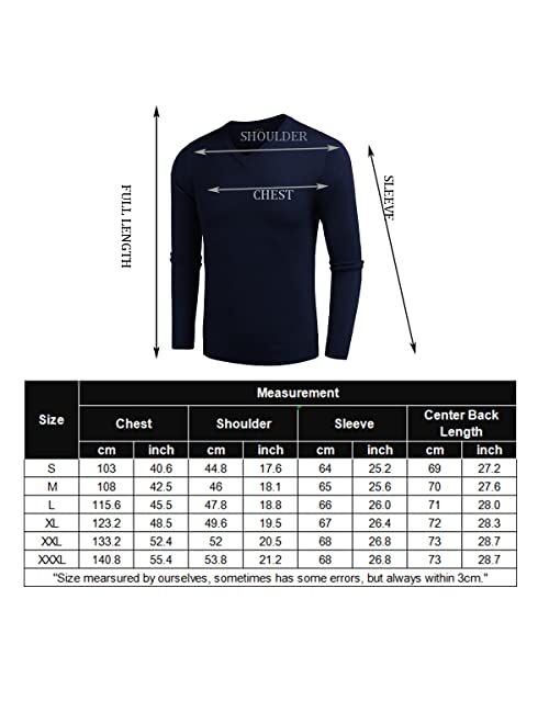 COOFANDY Men Casual V Neck Sweater Ribbed Knit Slim Fit Long Sleeve Pullover Top