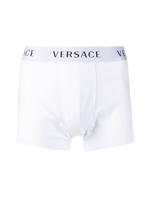 Versace set of two logo-waistband boxers